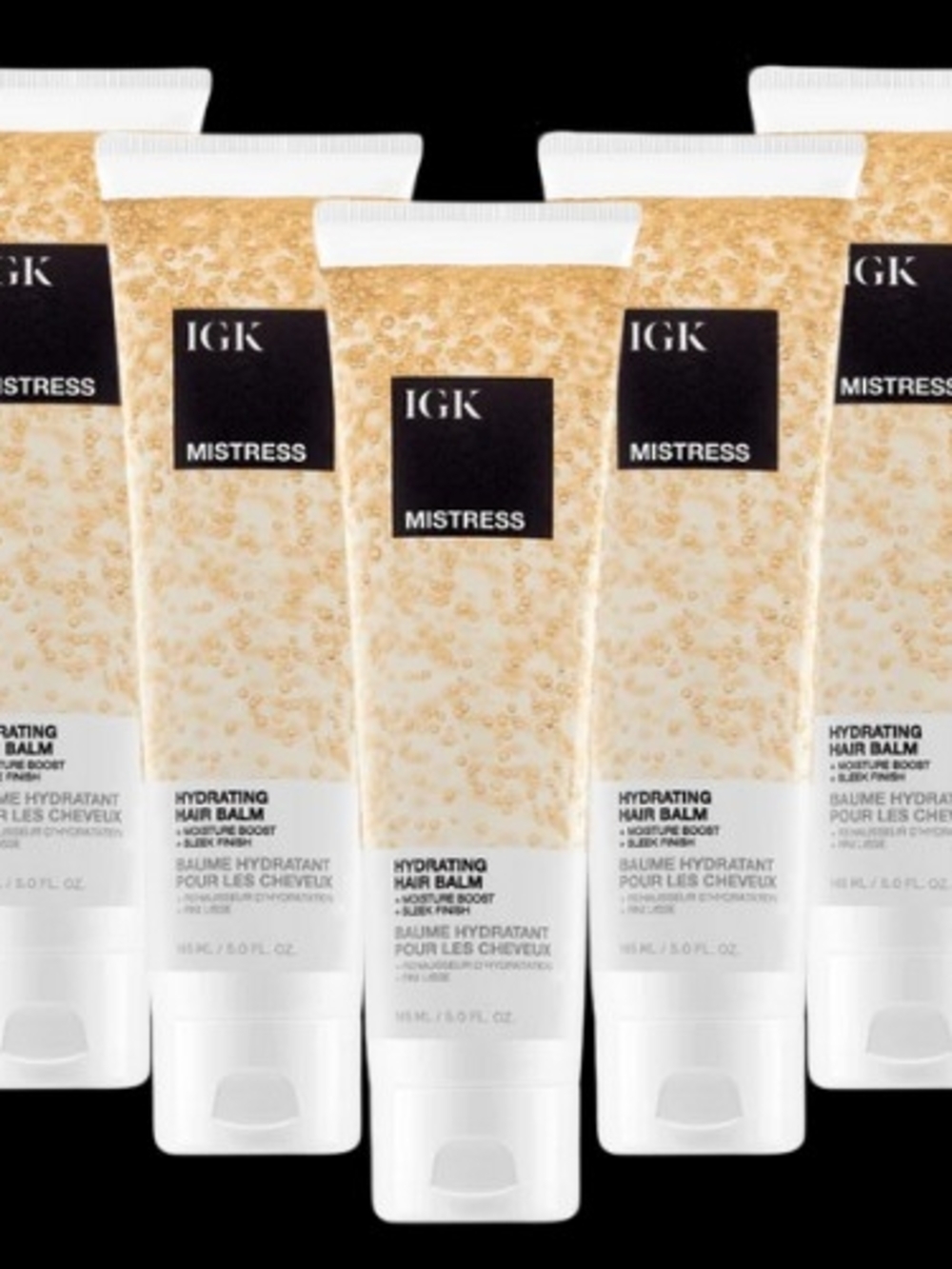 5 PACK-IGK Mistress Hydrating Hair Balm - Pearly Gold Tube